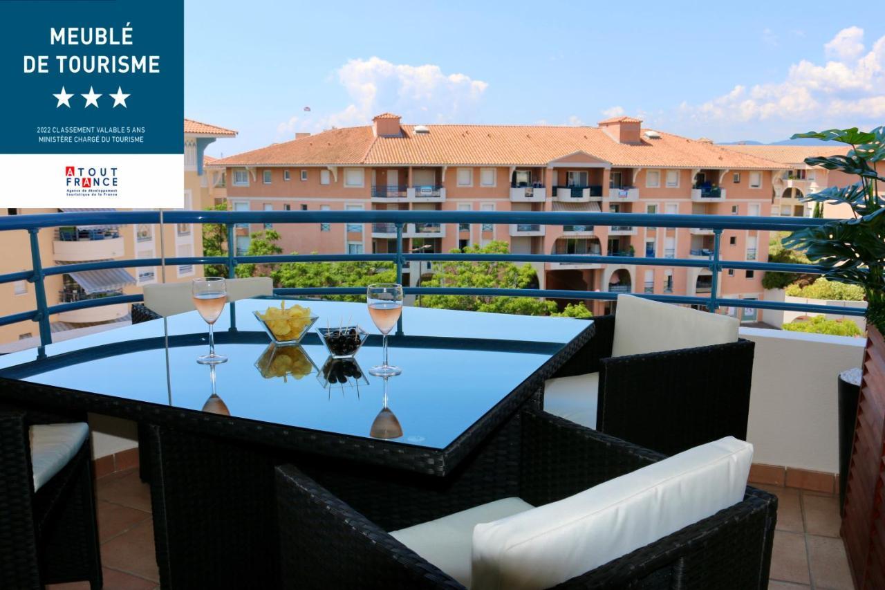 PORT-FREJUS, appartement 2 pièces, terrasse, climatisation Extérieur photo